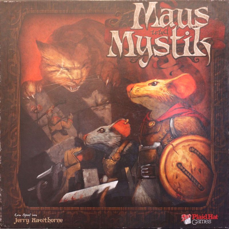 Maus und Mystik Cover des Brettspiels 'Maus und Mystik'